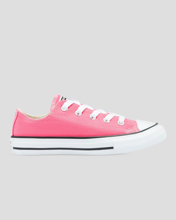 Converse Chuck Taylor All Star Seasonal Colour Lyserød Sko Danmark - Converse Lave Sneakers Børn - 7